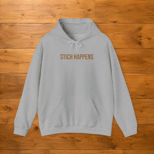 Stitch Happens Embroidered Hoodie | Crochet Gift