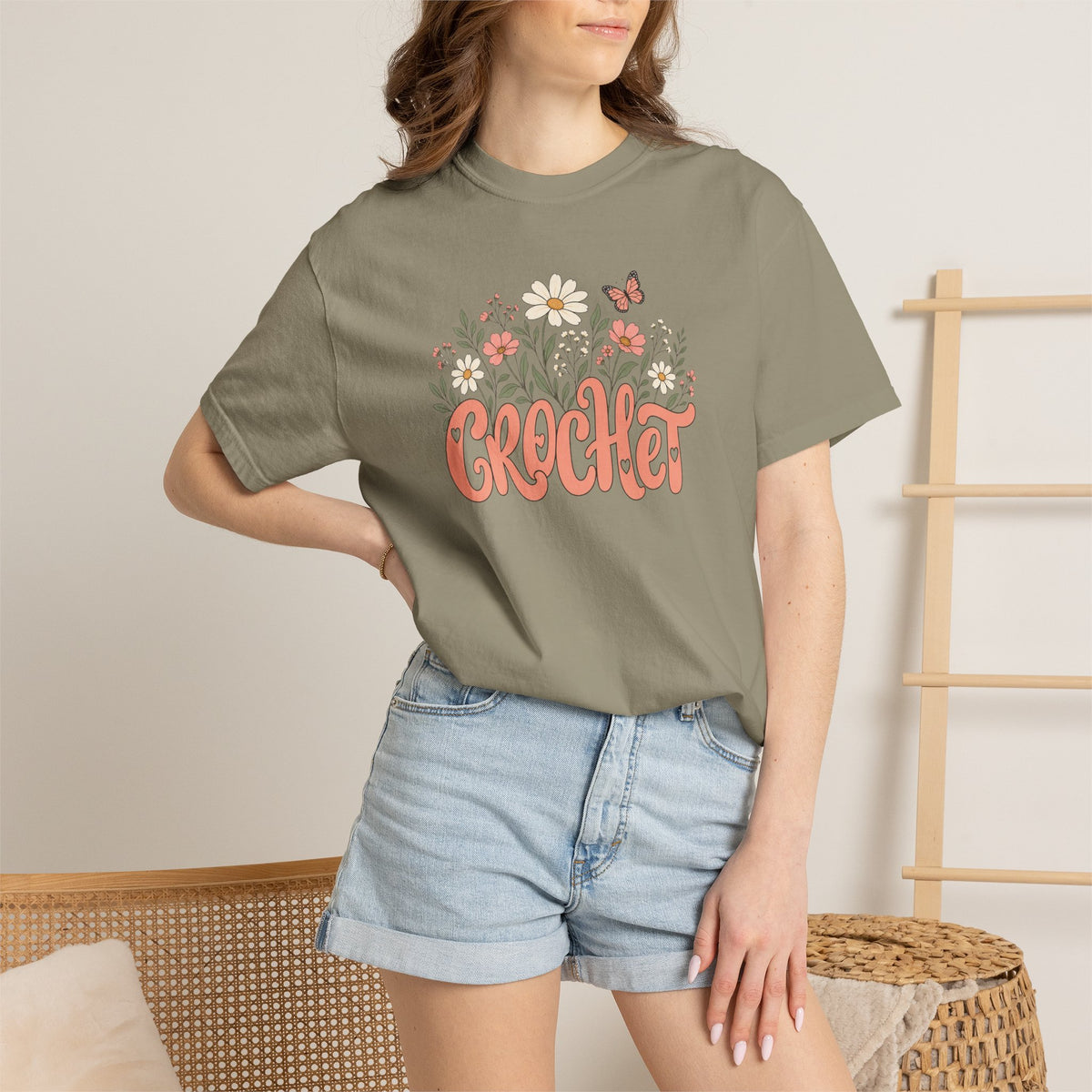 Crochet Wildflower Tee