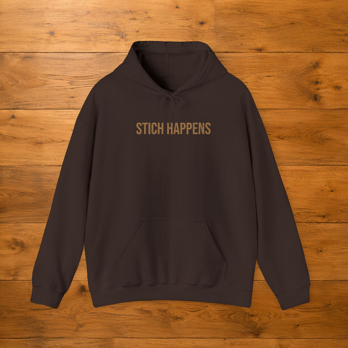 Stitch Happens Embroidered Hoodie | Crochet Gift