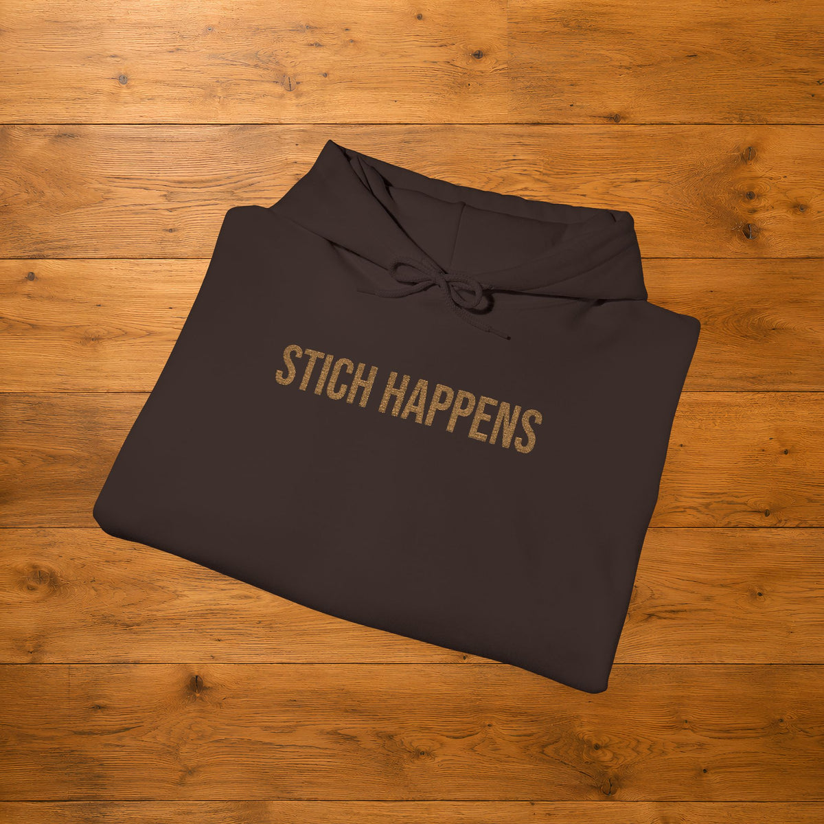 Stitch Happens Embroidered Hoodie | Crochet Gift