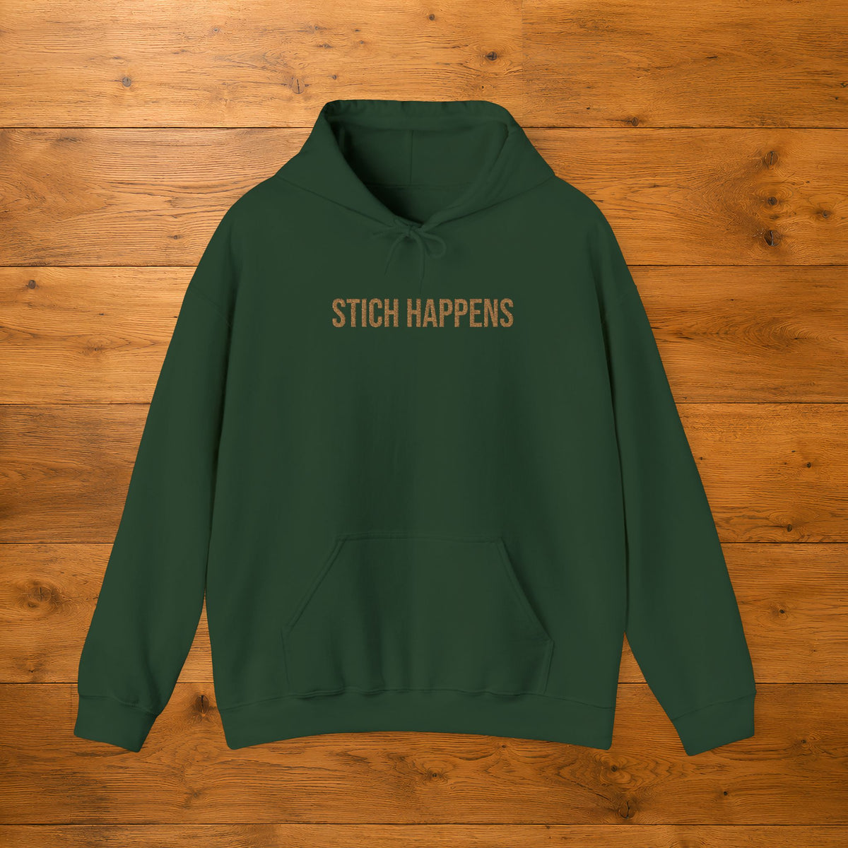 Stitch Happens Embroidered Hoodie | Crochet Gift