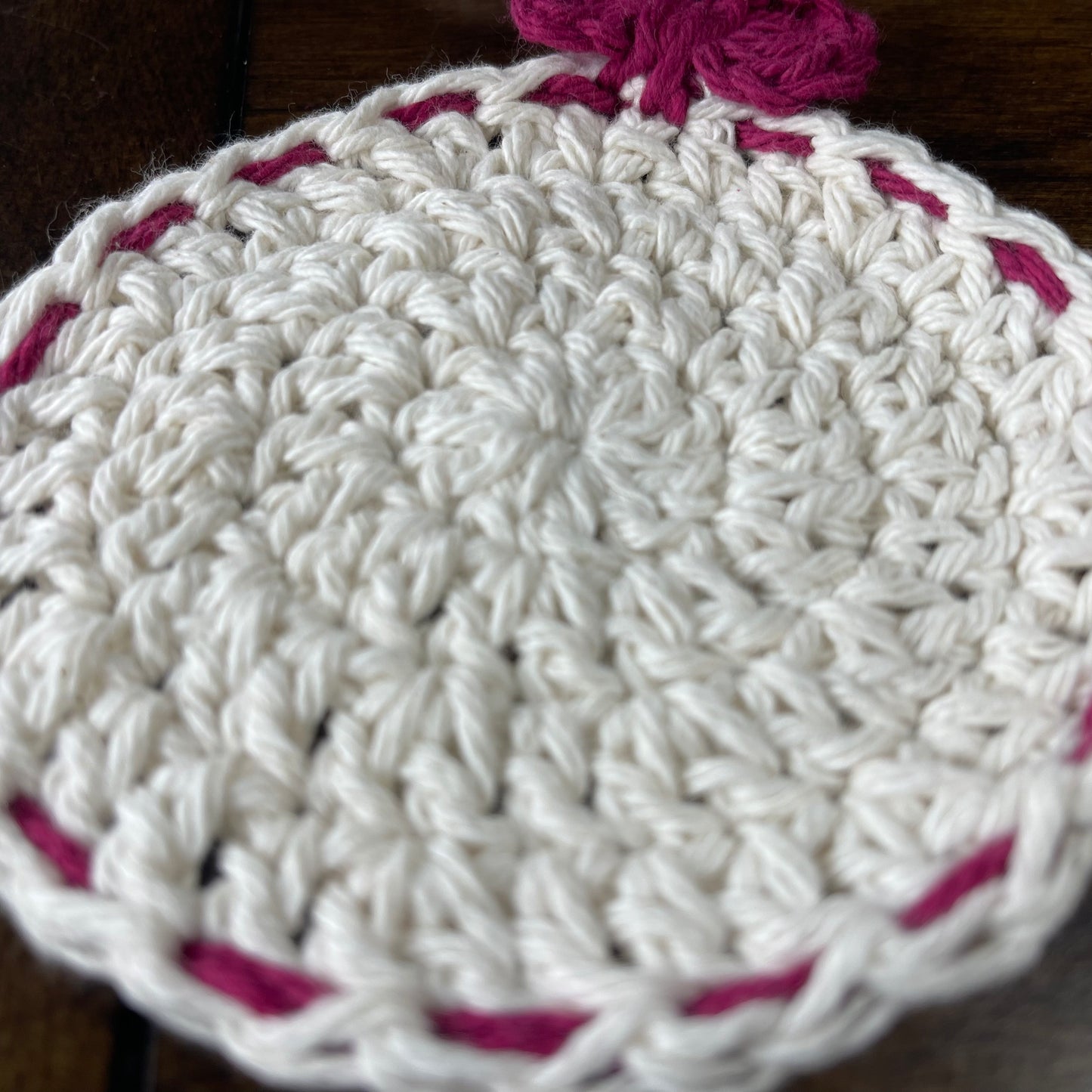 Crocheted Christmas Coasters - Pack of 4