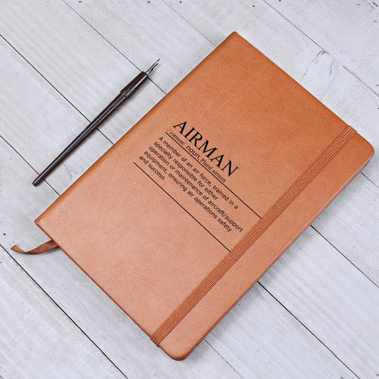 Airman Definition Notebook/Journal - Gift for that special Airman